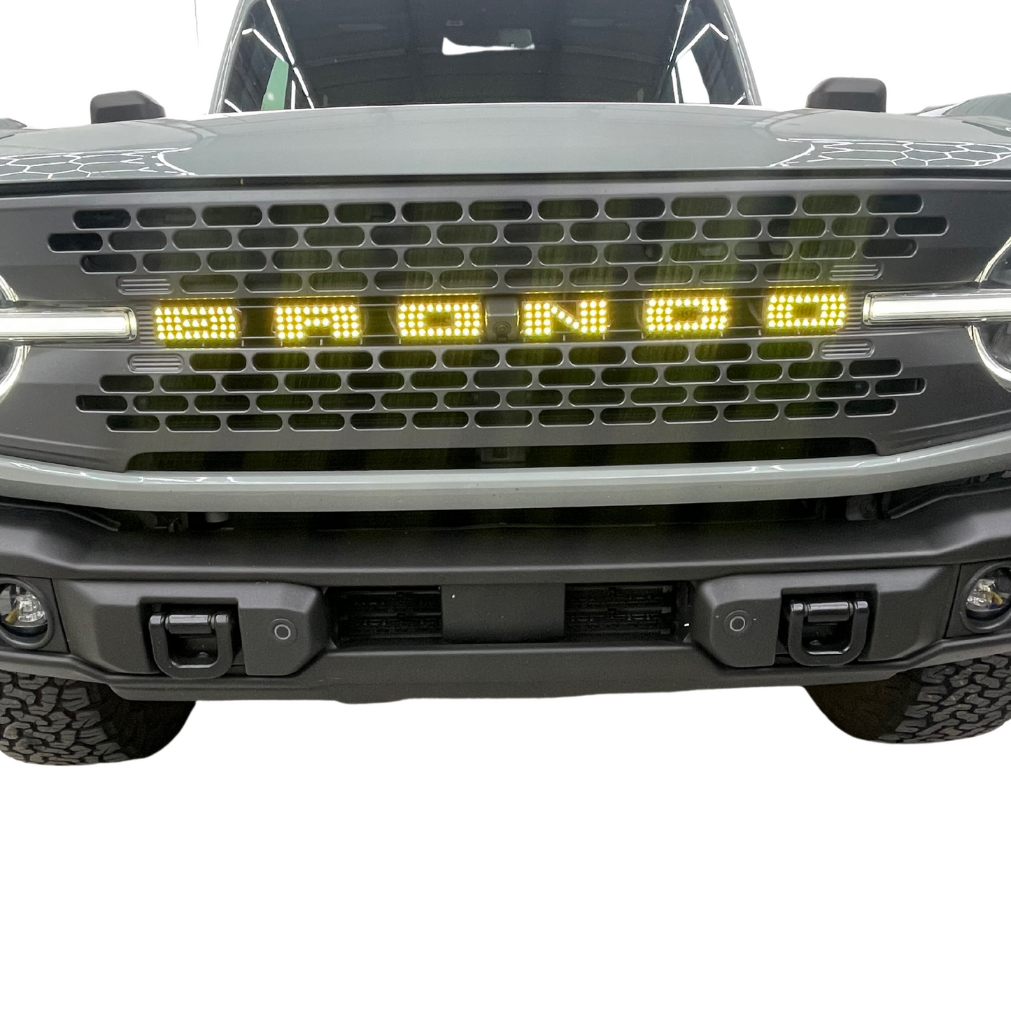 Bronco LED Emblem Letters (Multicolor Flow)
