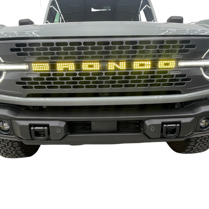 Bronco LED Emblem Letters (Multicolor Flow)