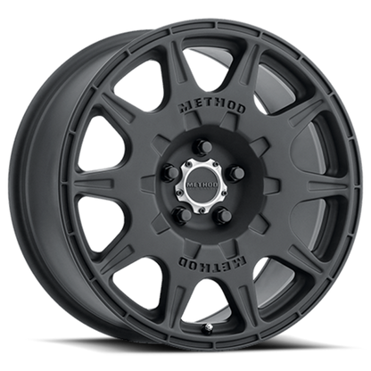 Method MR502 RALLY 17x8 +38mm Offset 5x4.5 67.1mm CB Matte Black Wheel