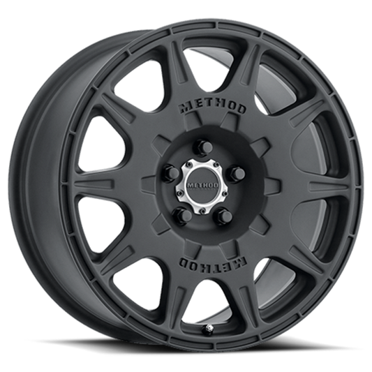 Method MR502 RALLY 18x8 +38mm Offset 5x4.5 67.1mm CB Matte Black Wheel