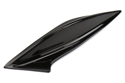 OLM STI Spoiler Side Fins - Crystal Black Silica / Raven - 2015-2021 Subaru WRX / STI