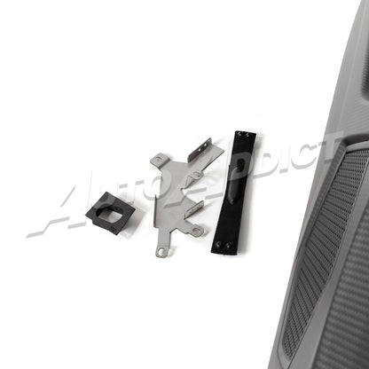 STO Lamborghini Huracan Dry Carbon Fiber Interior Door Panels w/ Brackets