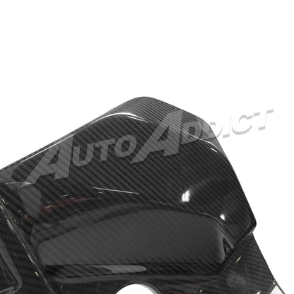 2021-2026 BMW G80 M3 G82 G83 Dry Gloss Double Sided Carbon Fiber Engine Cover Replacement
