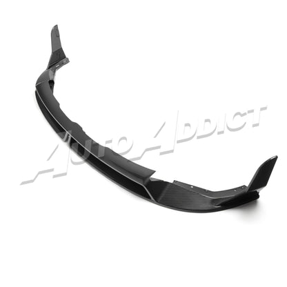 2021-2026 BMW G82 M4 Dry Gloss Double Sided Carbon Fiber Front Chin Splitter V2