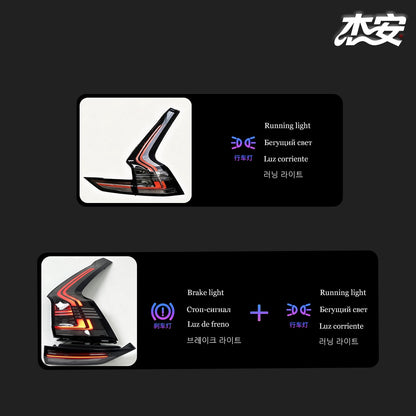 2020–2026 Volvo V90 clear tail lights by JIEAN Lights – photo 5