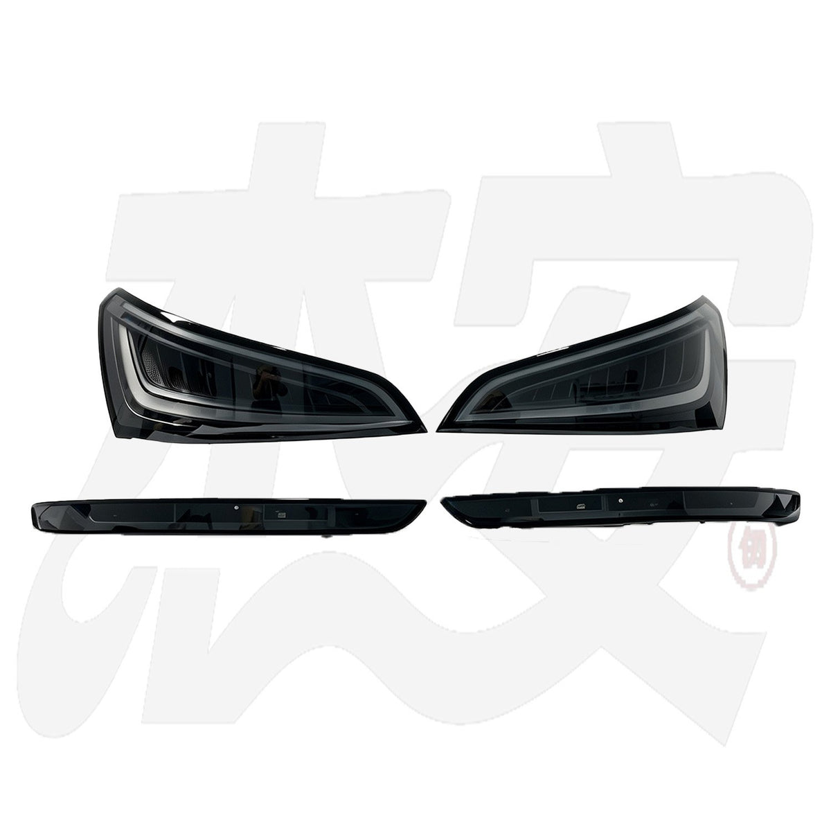 Audi Q5 clear black-housing tail lights by JIEAN Lights – photo 5