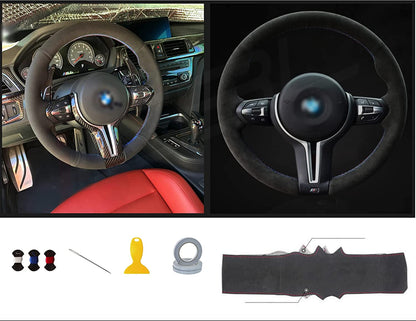 BMW F-Series Alcantara Suede Steering Wheel Cover DIY (Plain)