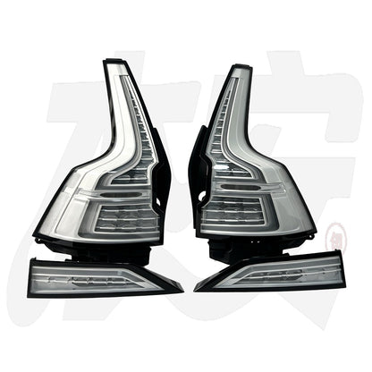 Volvo V60 clear white/black-edge tail lights by JIEAN Lights – photo 5