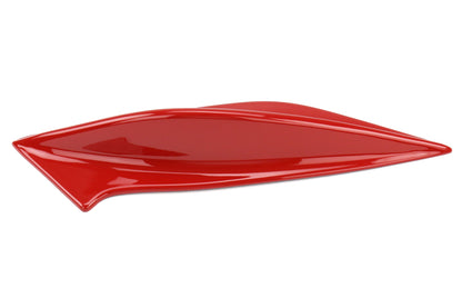 OLM STI Spoiler Side Fins - Pure Red / Ablaze - 2015-2021 Subaru WRX / STI
