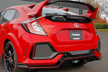 PERRIN Performance Rear Tow Hook Kit Black Honda Civic Type R 2017+ / SI 2017+ | PHP-BDY-251GBK