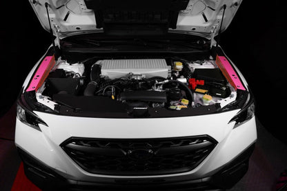 Perrin [22-25 WRX] Fender Shroud Set - Hyper Pink | PSP-ENG-551HP