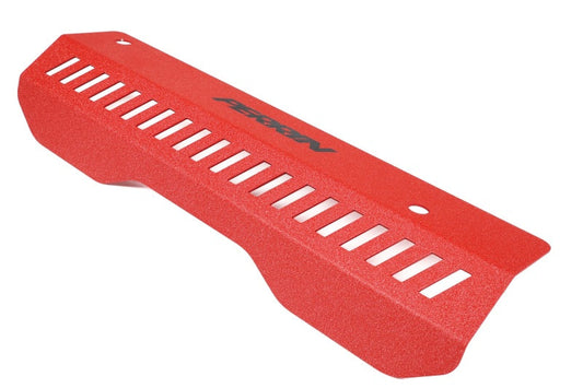 Perrin [22-25 WRX] Pulley Cover | Short Version - Works w/AOS System - Red | PSP-ENG-154RD