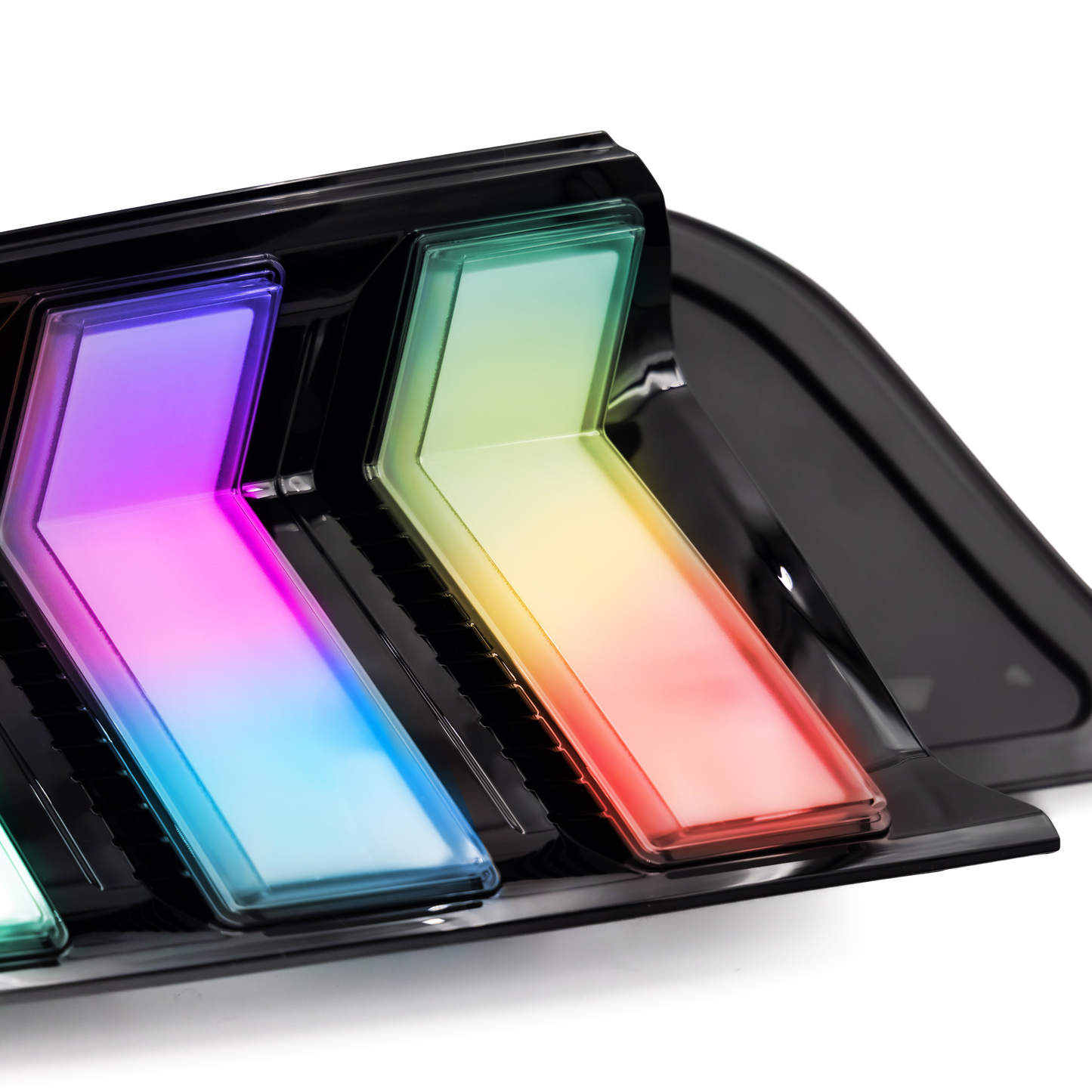 2015-2023 Mustang S550 Euro Taillights S650 Style RGB (Clear/Smoked)