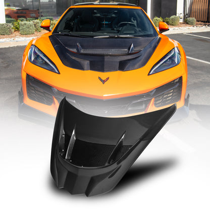 2020-2026 Corvette C8 Z06 Carbon Fiber Pre-Preg Front Chin Splitter w/ Canards