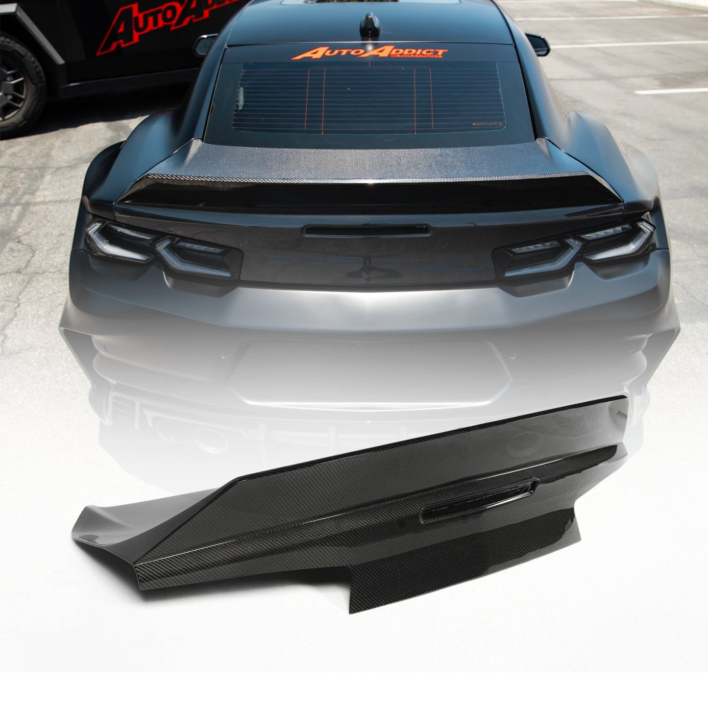 2016-2024 Camaro Type-X Double Sided Carbon Fiber Trunk