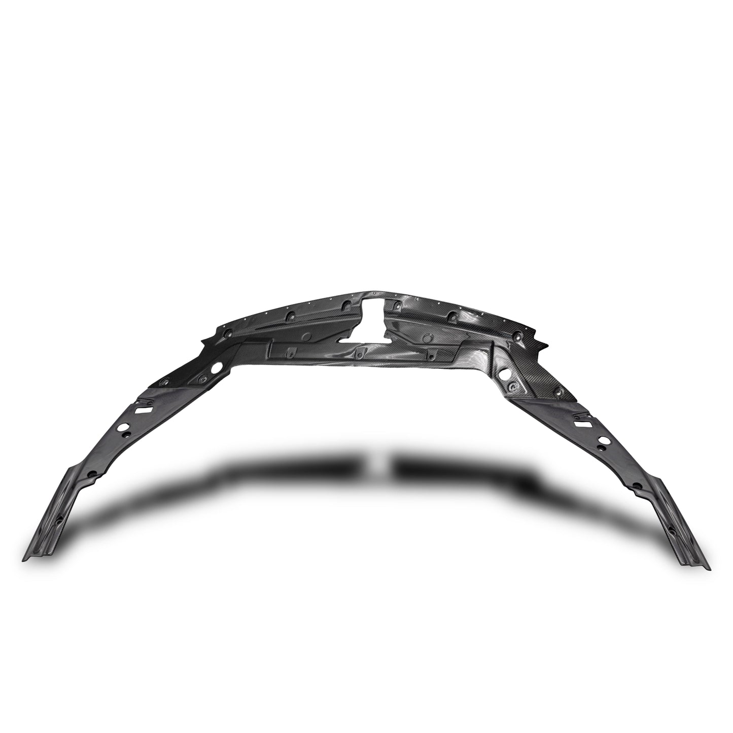 2021-2026 Cadillac CT5-V Blackwing Engine Panel Trim Radiator Cover Gloss Carbon Fiber 3pc Kit