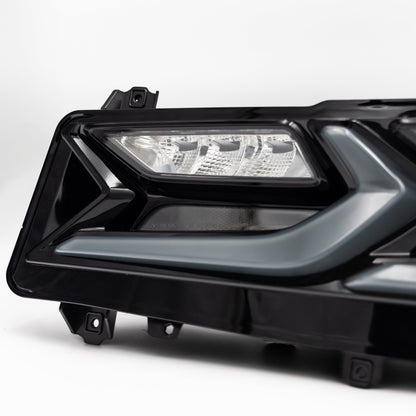 2020-2026 Corvette C8 Euro Smoke Style LED Taillights Amber Sequential Pair