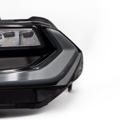 2020-2026 Corvette C8 Euro Smoke Style LED Taillights Amber Sequential Pair