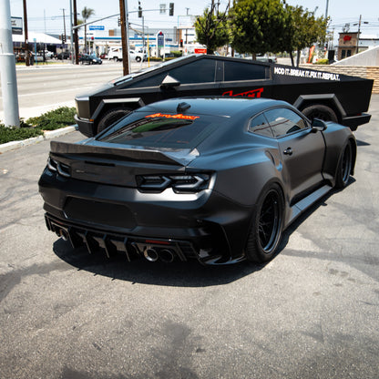 2016-2024 Camaro Type-X Double Sided Carbon Fiber Trunk
