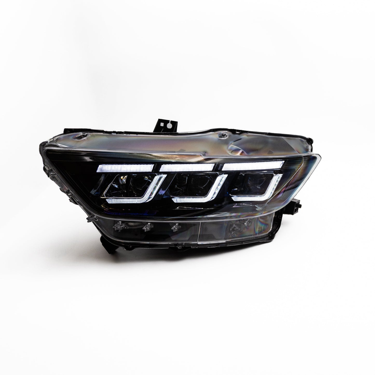 2015-2017 Ford Mustang Projector Headlights S650 Style LED Amber Sequential Turn Signals