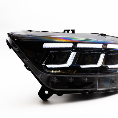 2015-2017 Ford Mustang Projector Headlights S650 Style LED Amber Sequential Turn Signals