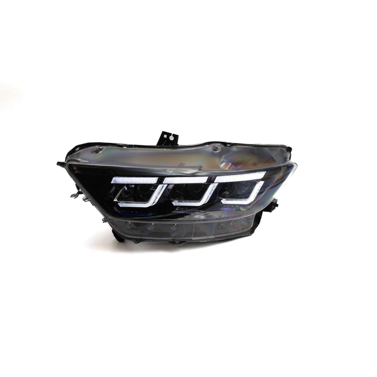 2015-2017 Ford Mustang Projector Headlights S650 Style LED Amber Sequential Turn Signals