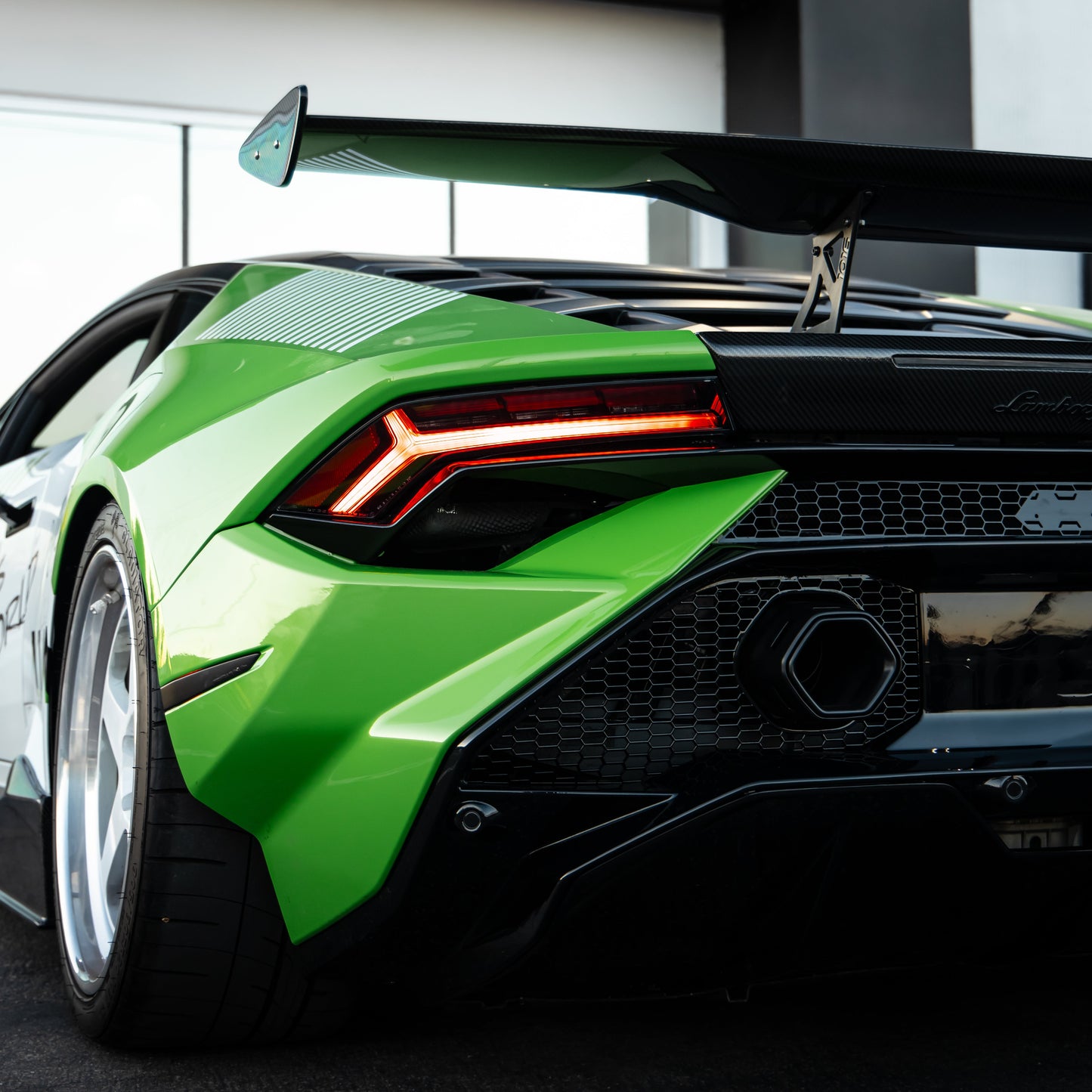 2014-2024 Lamborghini Huracan Tecnica Rear Bumper Conversion Kit