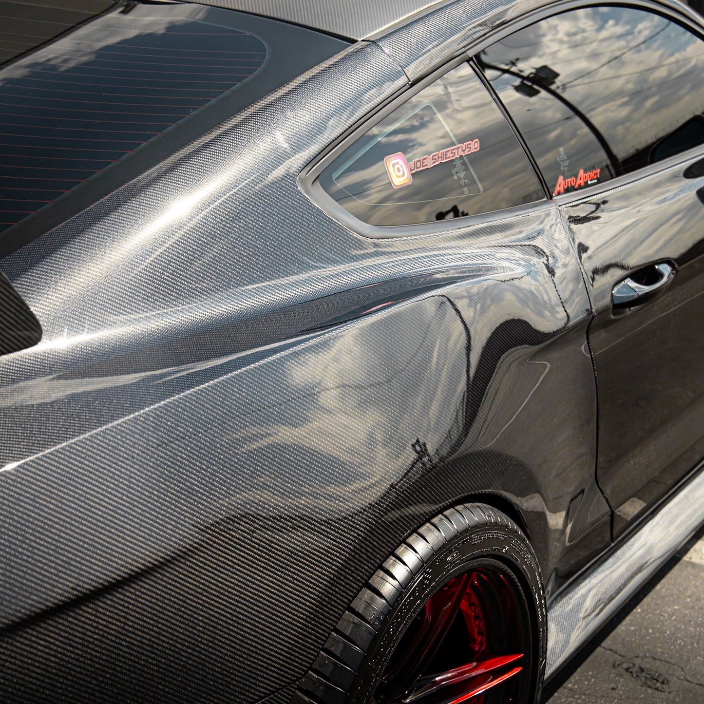 2018-2023 Mustang S550 GT/EcoBoost Track Package Carbon Fiber 13pcs Kit Combo