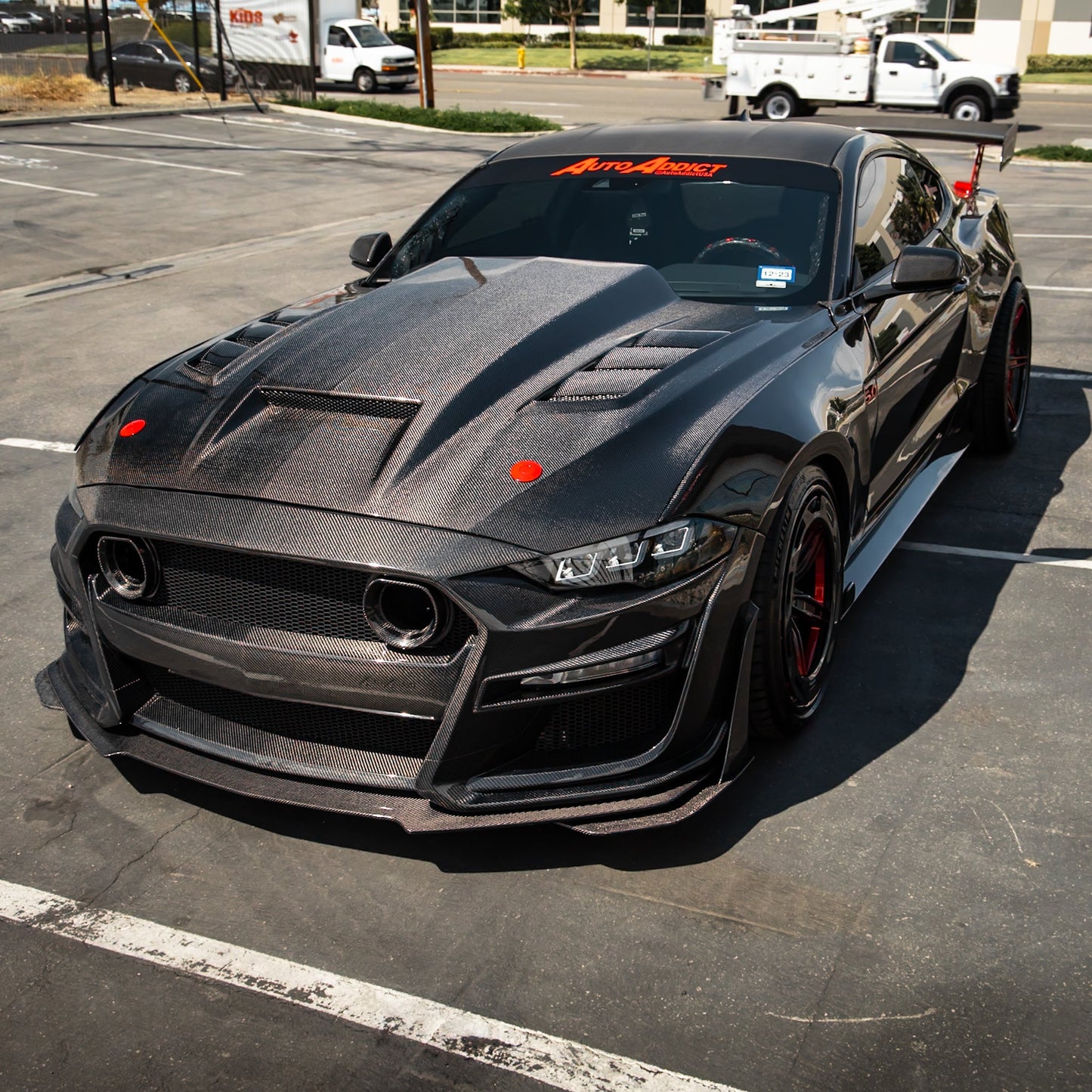 2018-2023 Mustang S550 GT/EcoBoost Track Package Carbon Fiber 13pcs Kit Combo