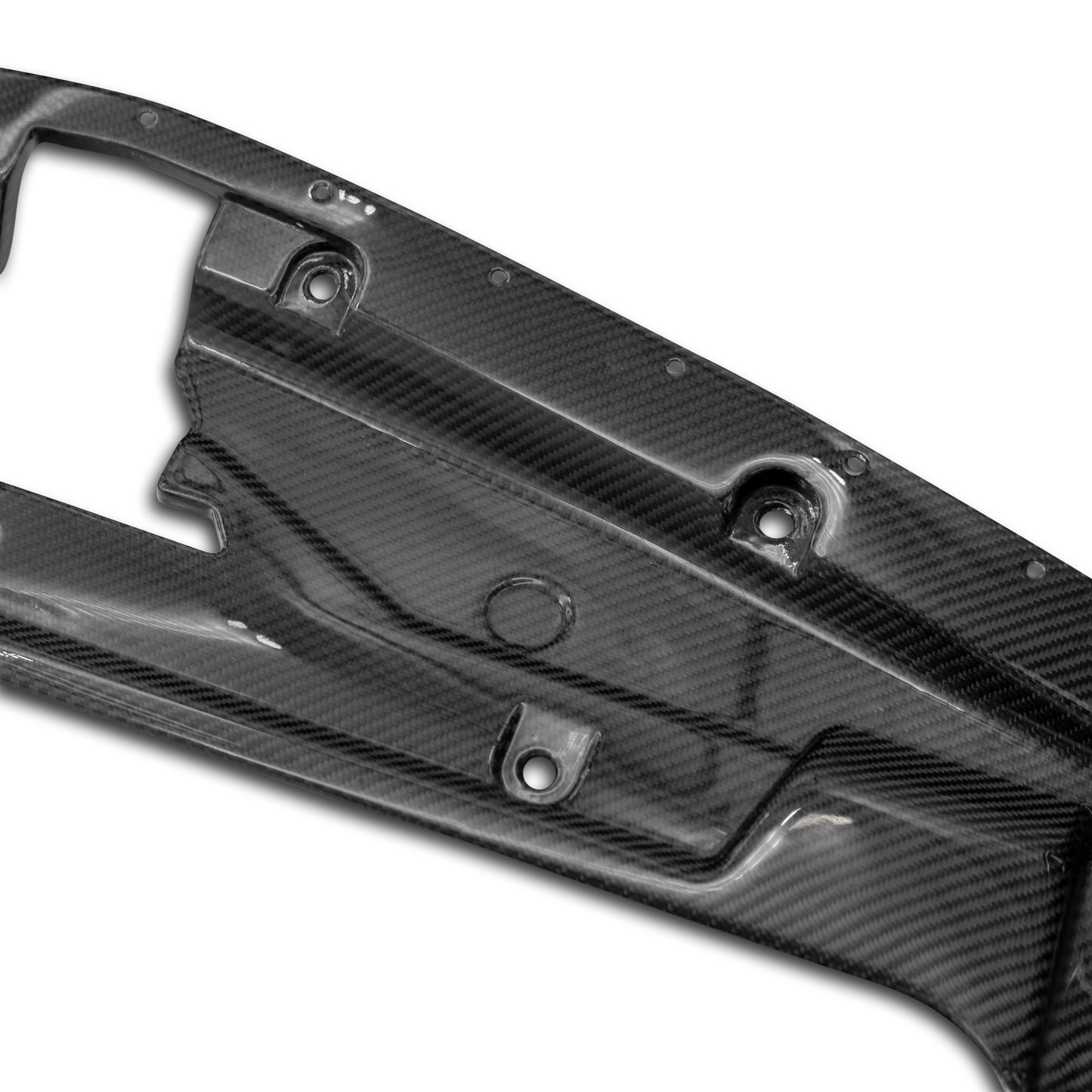 2021-2026 Cadillac CT5-V Blackwing Engine Panel Trim Radiator Cover Gloss Carbon Fiber 3pc Kit