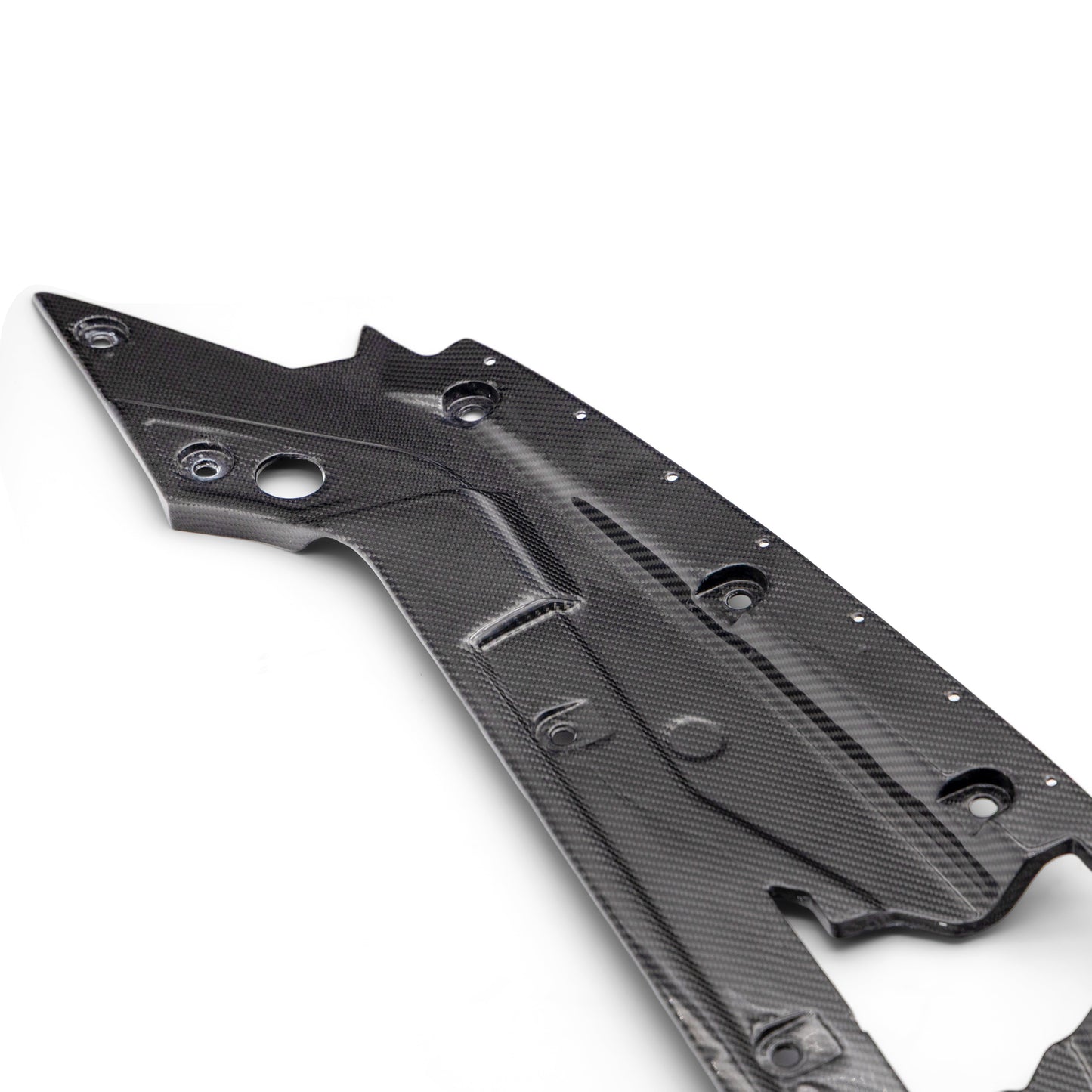 2021-2026 Cadillac CT5-V Blackwing Engine Panel Trim Radiator Cover Gloss Carbon Fiber 3pc Kit