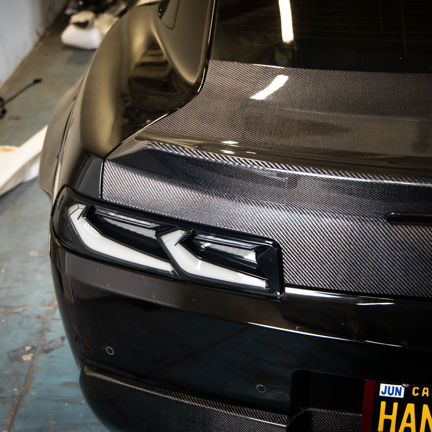 2014-2015 Camaro Type-X Double Sided Gloss Carbon Fiber Trunk W/ Integrated Spoiler