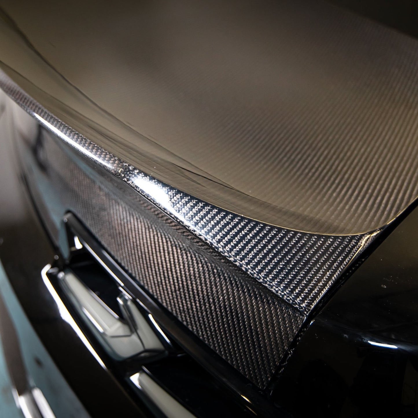 2014-2015 Camaro Type-X Double Sided Gloss Carbon Fiber Trunk W/ Integrated Spoiler