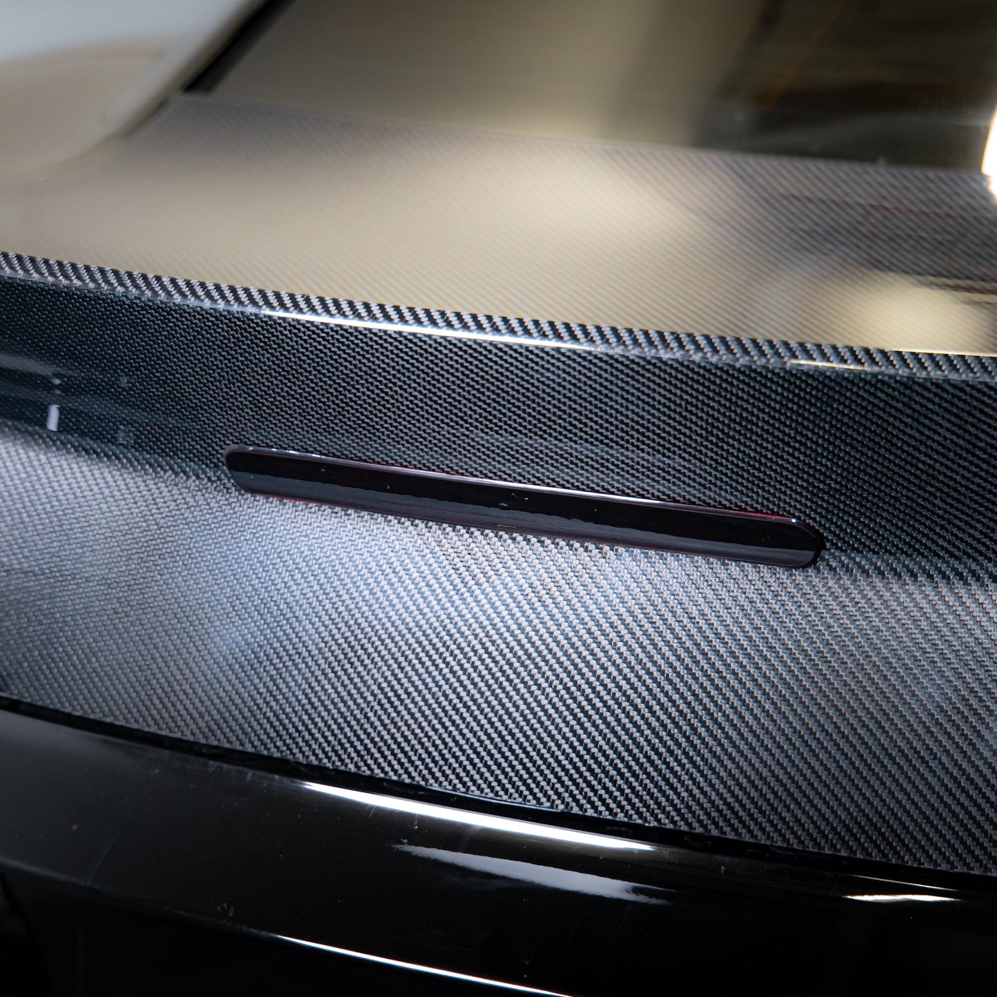 2014-2015 Camaro Type-X Double Sided Gloss Carbon Fiber Trunk W/ Integrated Spoiler