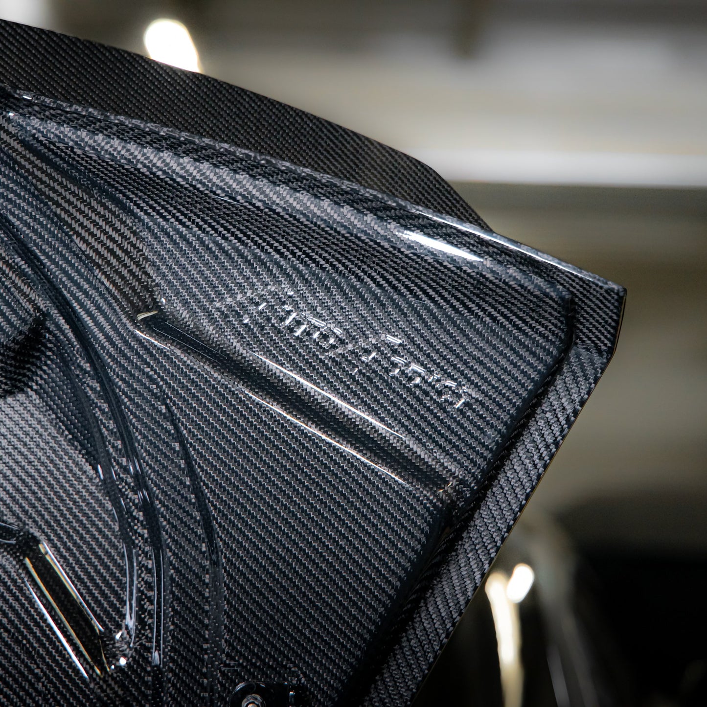 2014-2015 Camaro Type-X Double Sided Gloss Carbon Fiber Trunk W/ Integrated Spoiler