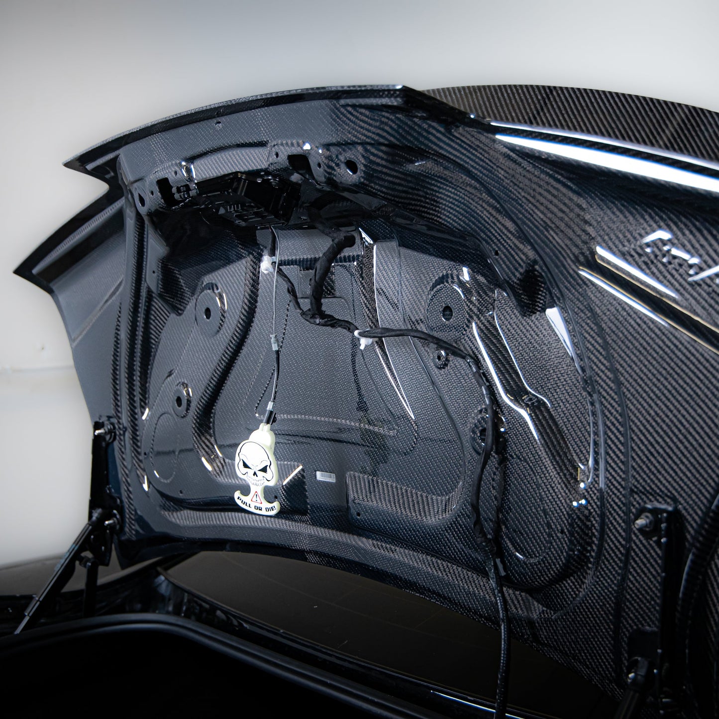 2014-2015 Camaro Type-X Double Sided Gloss Carbon Fiber Trunk W/ Integrated Spoiler