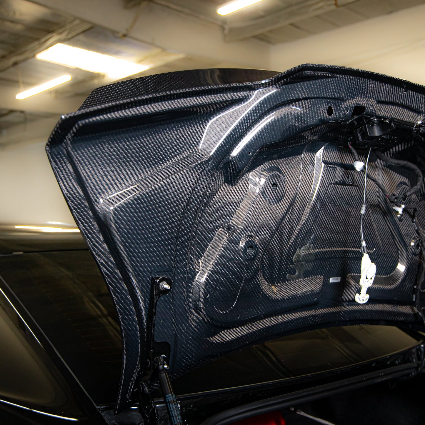 2014-2015 Camaro Type-X Double Sided Gloss Carbon Fiber Trunk W/ Integrated Spoiler