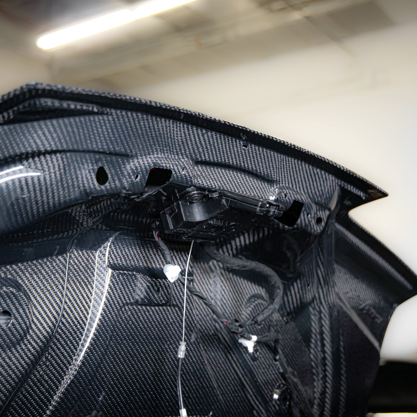 2014-2015 Camaro Type-X Double Sided Gloss Carbon Fiber Trunk W/ Integrated Spoiler