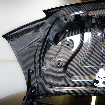 2014-2015 Camaro Type-X Double Sided Gloss Carbon Fiber Trunk W/ Integrated Spoiler