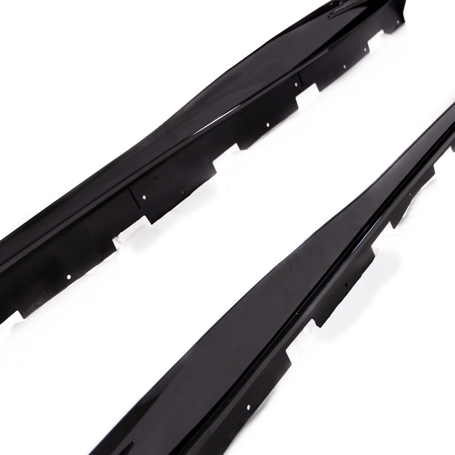2010-2015 Chevy Camaro Evo Style Gloss Black Side Skirt Rockers