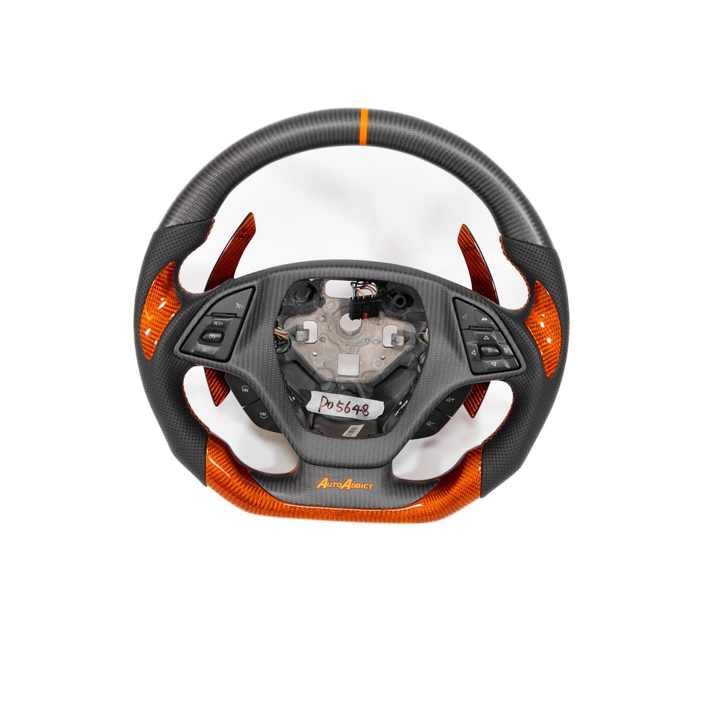 2014-2019 Chevy Corvette C7 Custom Carbon Fiber Steering Wheel