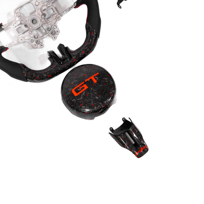 2015-2022 Ford Mustang Custom Carbon Fiber Steering Wheel