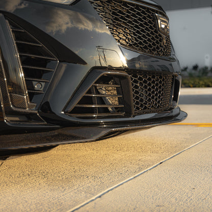 2022-2024 Cadillac CT5-V Blackwing Gloss Carbon Fiber Lower Grille (Pair)