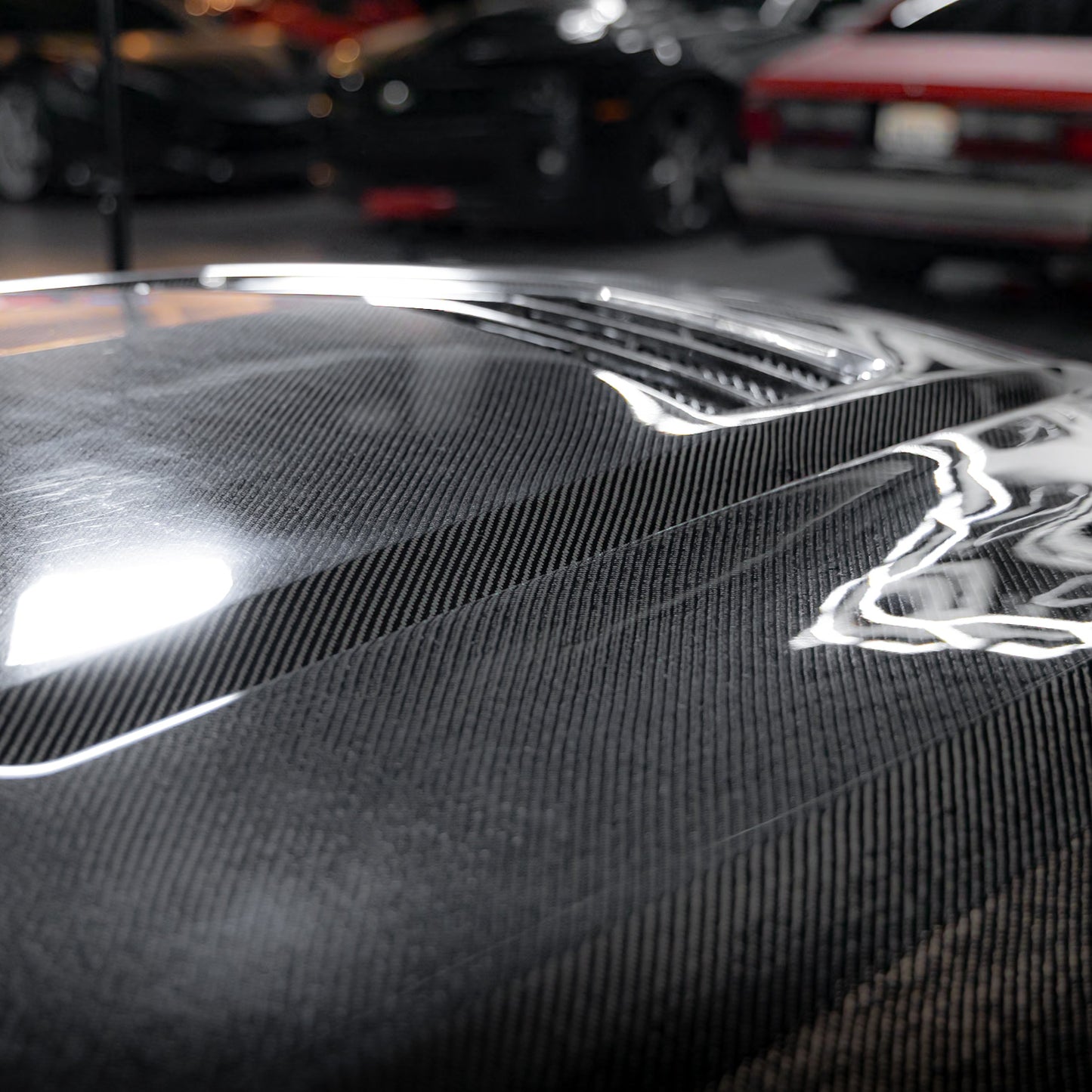 2022-2024 Cadillac CT5-V / Blackwing Type-SV Double Sided Gloss Carbon Fiber Hood