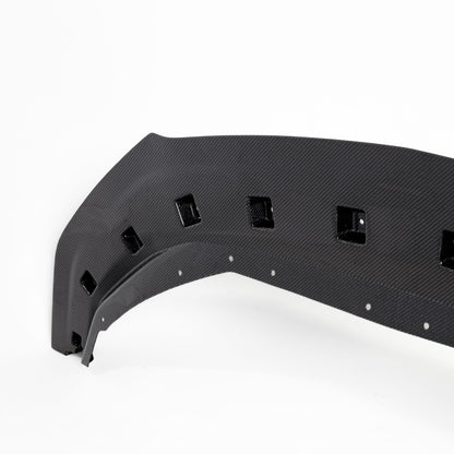 2024-2026 Mustang Dark Horse S650 Type-OE Carbon Fiber Double Sided Lower Chin Splitter