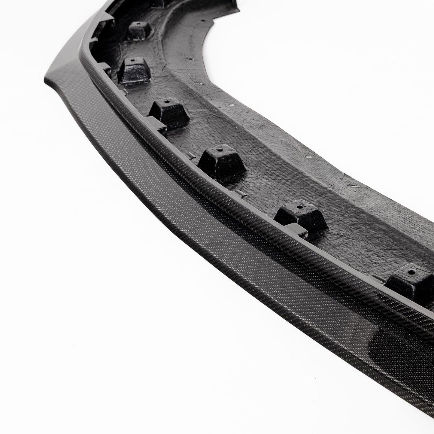 2024-2026 Mustang Dark Horse S650 Type-OE Carbon Fiber Double Sided Lower Chin Splitter