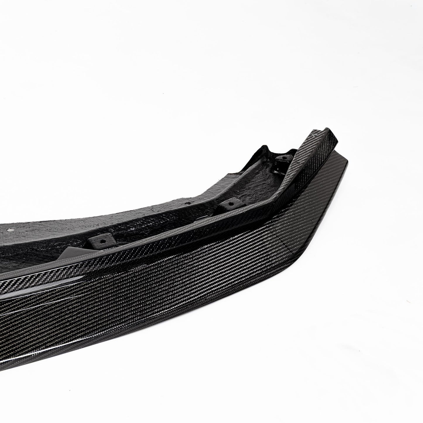 2024-2026 Mustang Dark Horse S650 Type-OE Carbon Fiber Double Sided Lower Chin Splitter