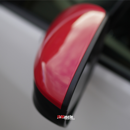 JDMuscle [22-25 WRX]  Mirror Covers Replacements | 2PC Set, Paint Matched / Gloss Black / Cherry Red