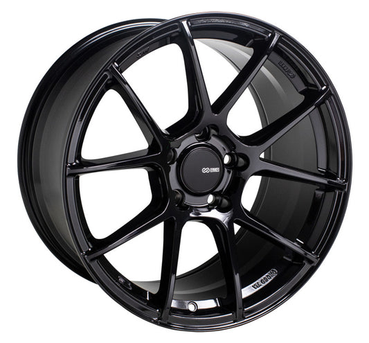 Enkei Imola2 19x8 / 5x114.3 BP / ET35 / 72.6mm Bore - Gloss Black Wheel