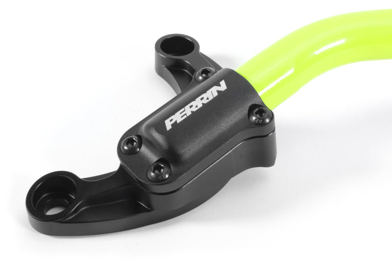 Perrin [22-25 WRX] Strut Brace w/ Billet Feet -  Neon Yellow | PSP-SUS-061NY